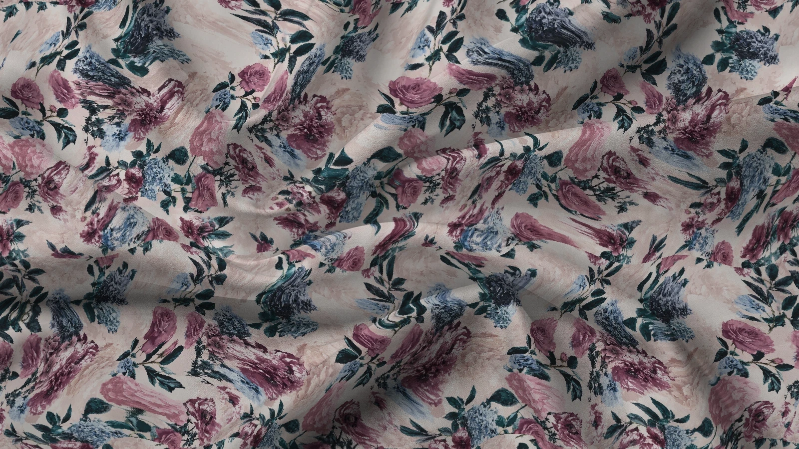 Floral Pattern FL009 Fabric mockup