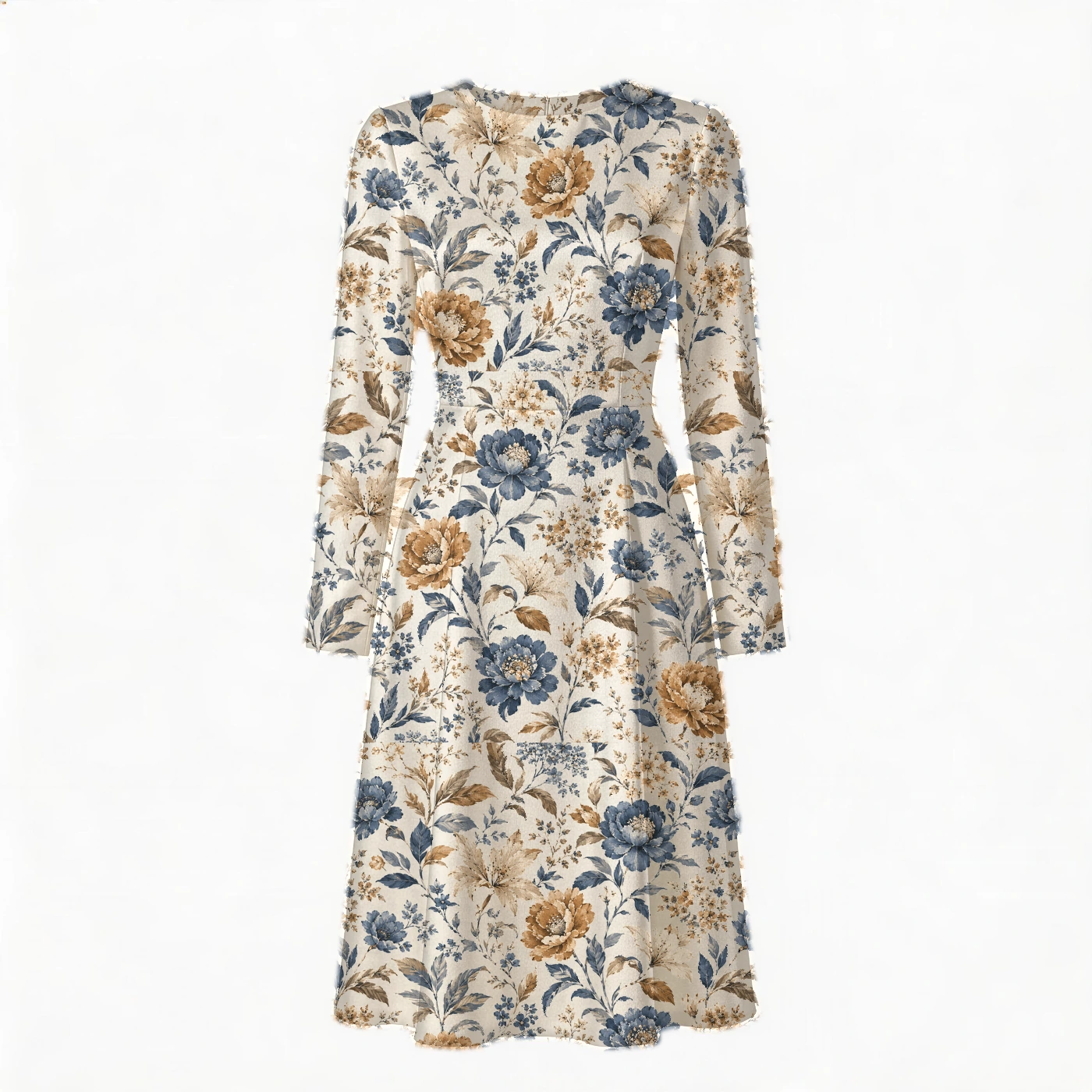 Floral Pattern FL013 Dress mockup