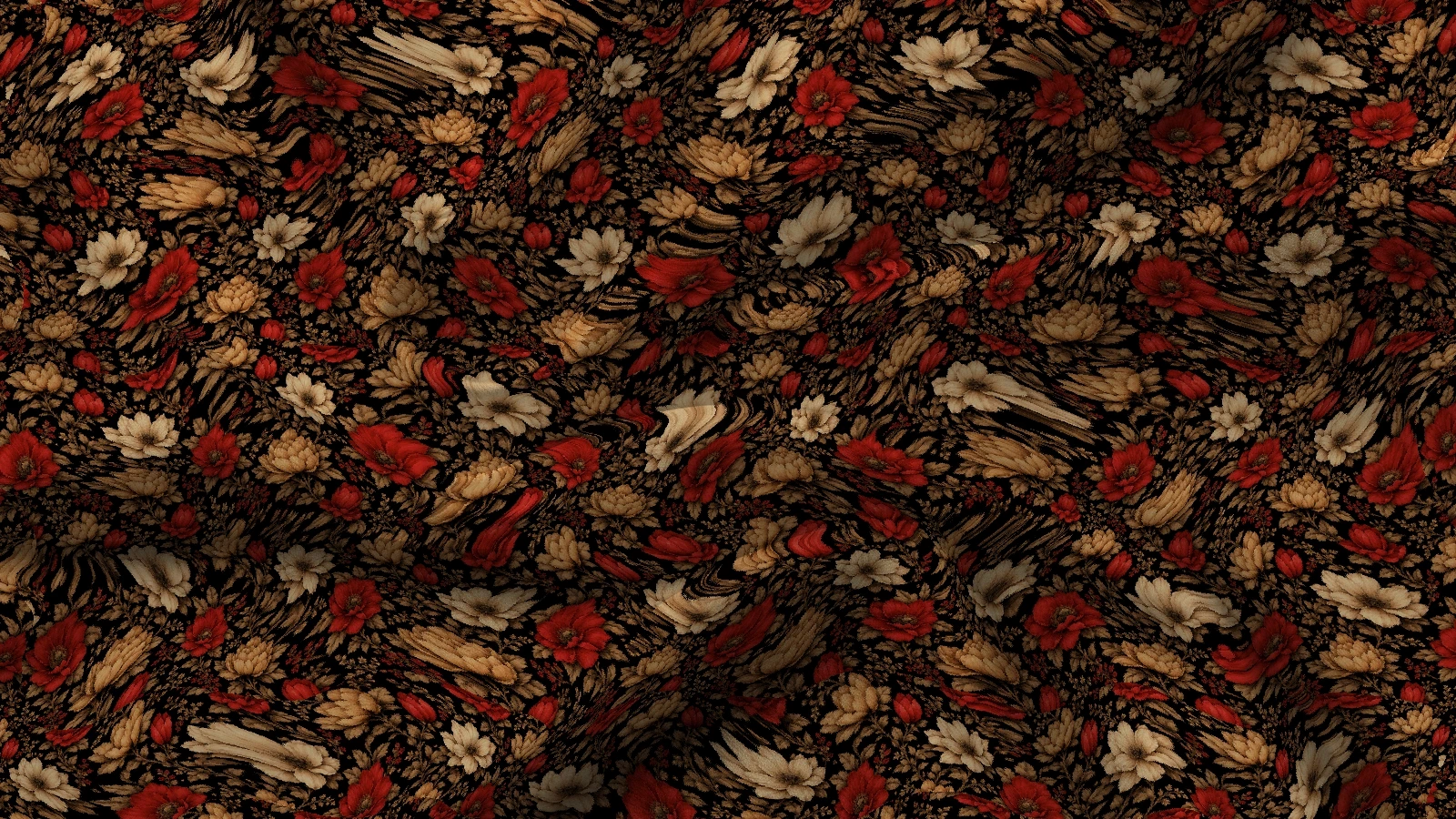 Floral Pattern FL015 Fabric mockup