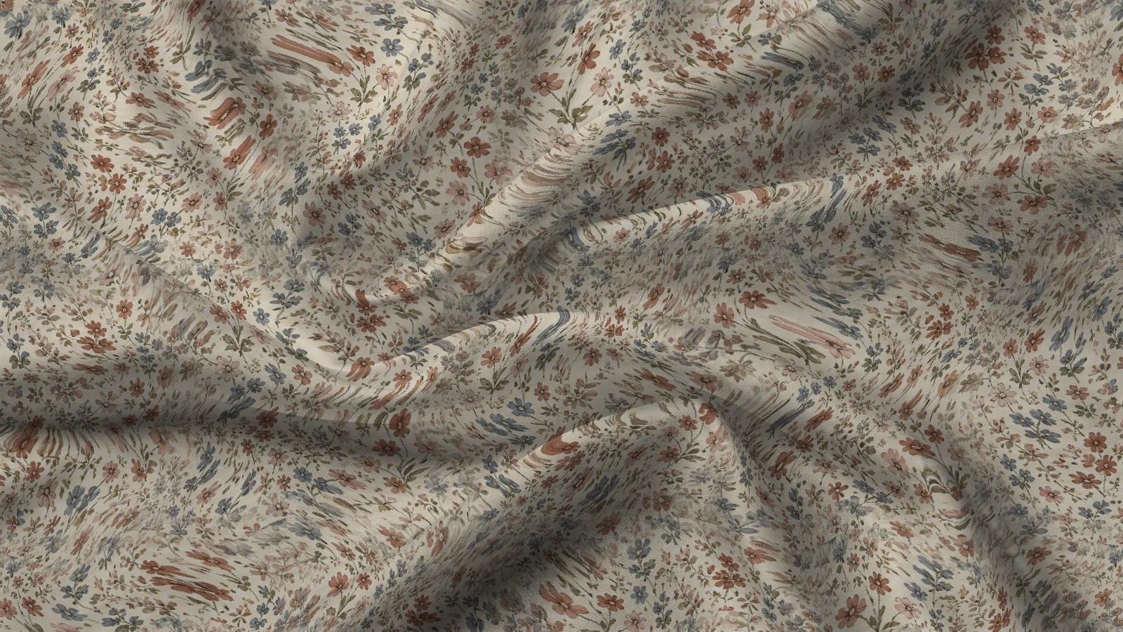 Floral Pattern FL017 Fabric mockup
