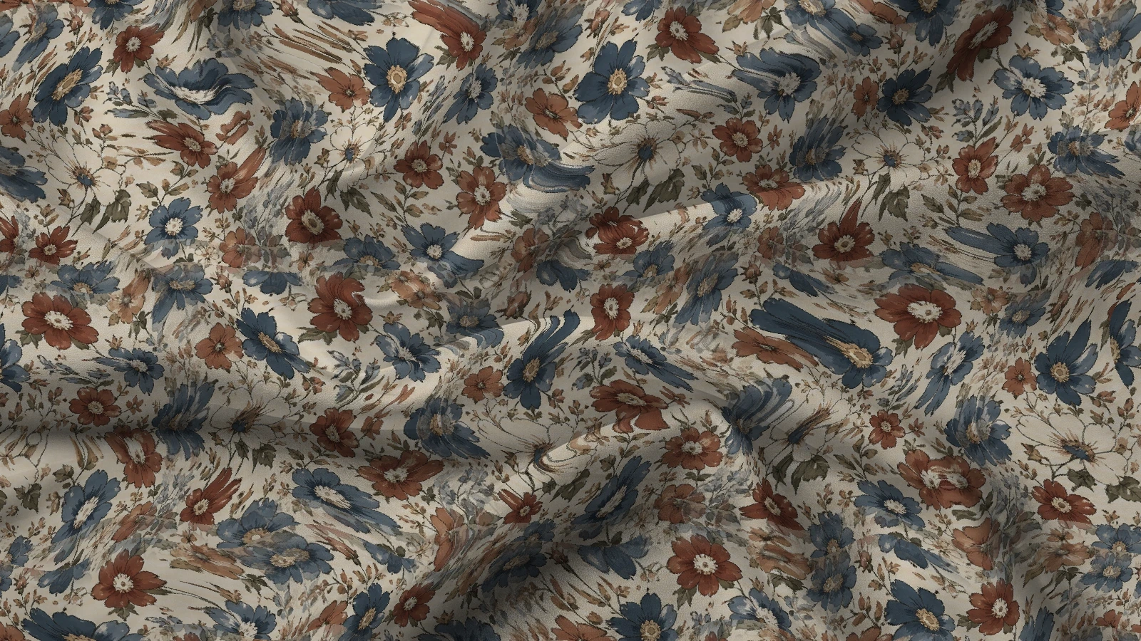 Floral Pattern FL020 Fabric mockup