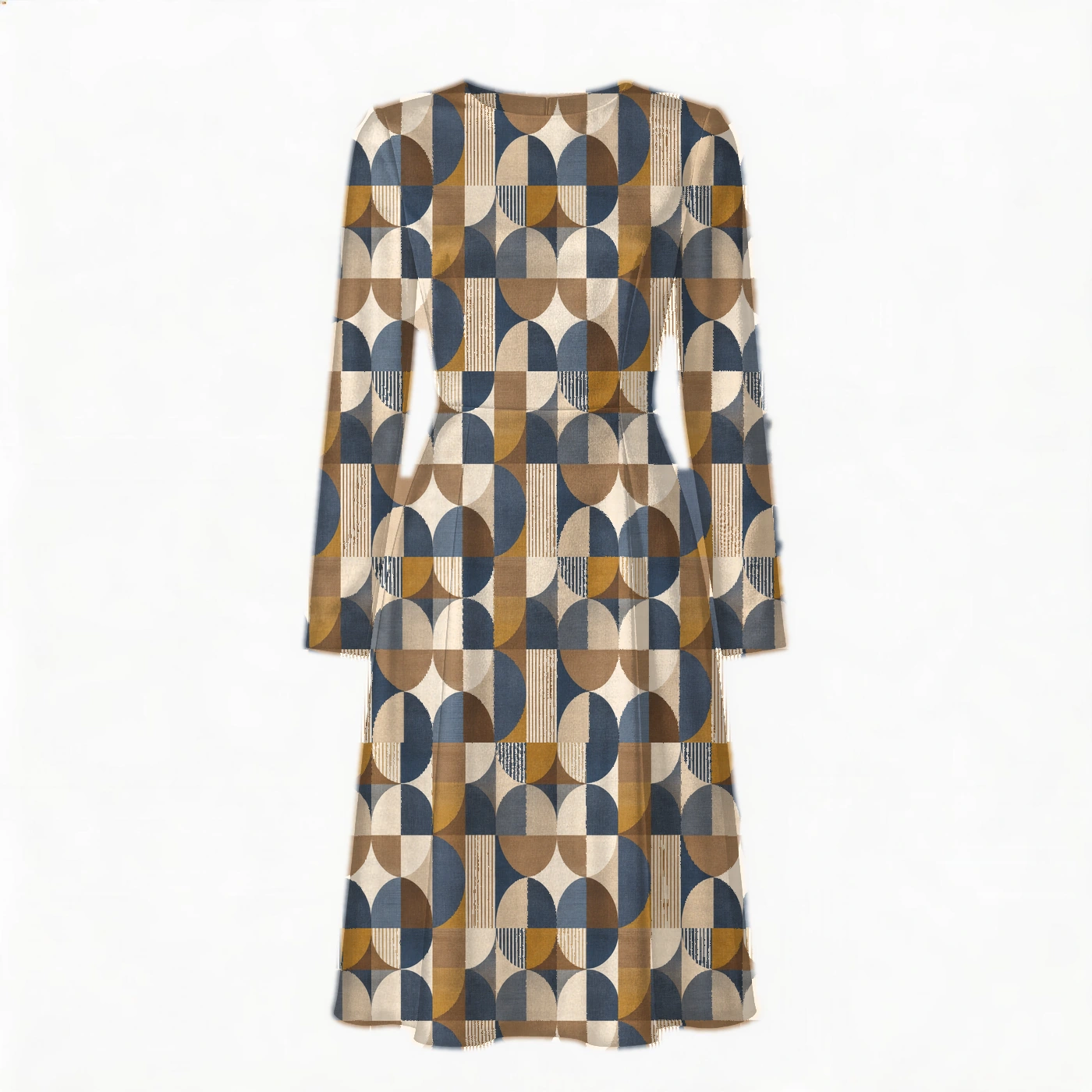 Geometric Pattern JH002 Dress mockup