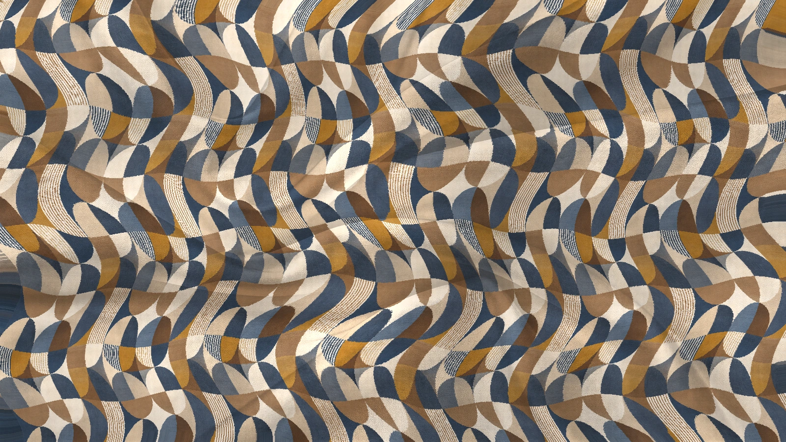 Geometric Pattern JH002 Fabric mockup