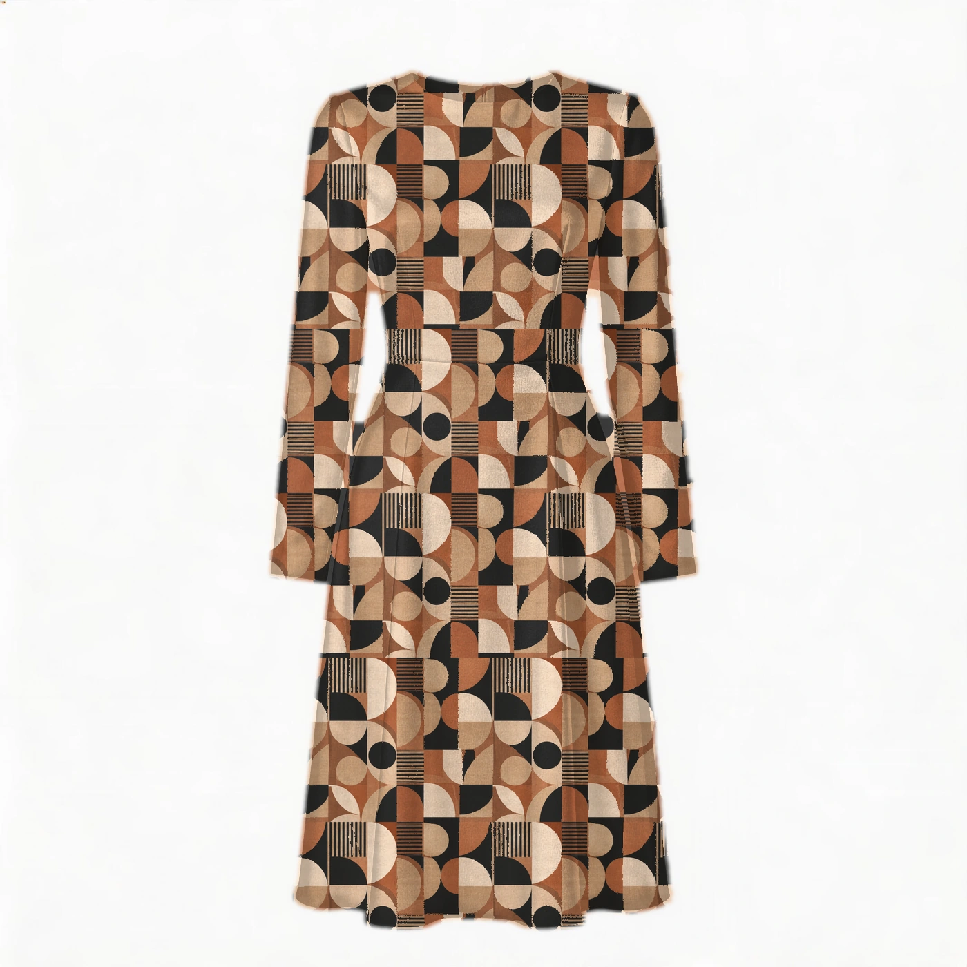 Geometric Pattern JH003 Dress mockup