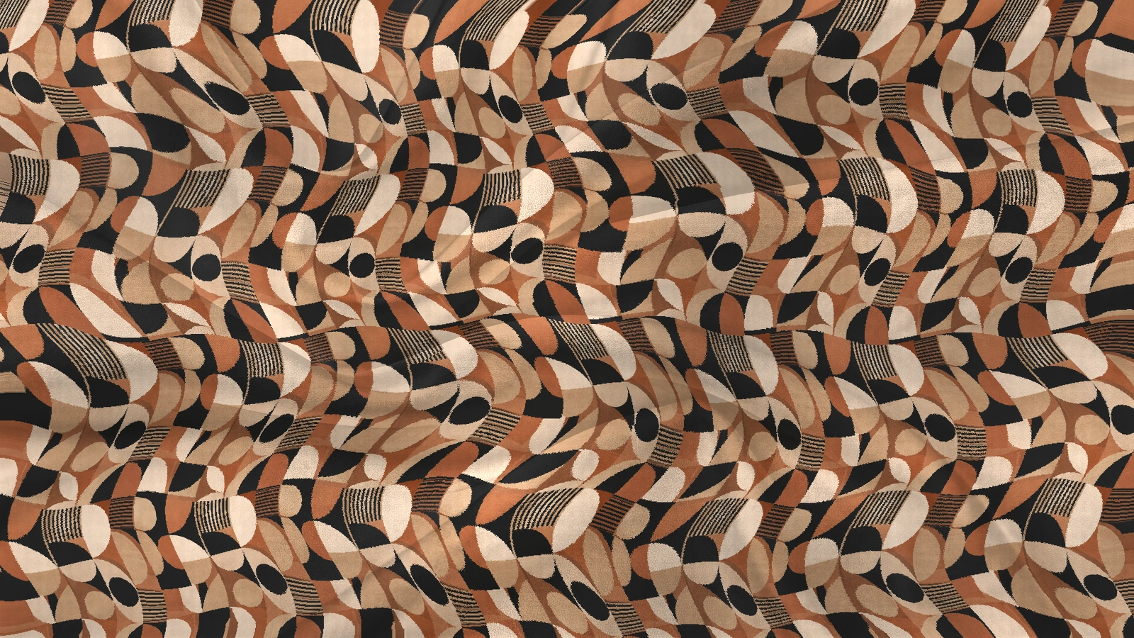 Geometric Pattern JH003 Fabric mockup