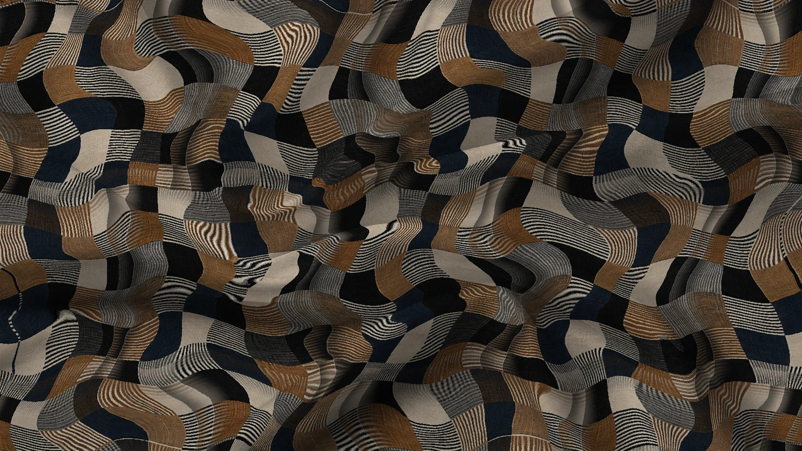 Geometric Pattern JH005 Fabric mockup