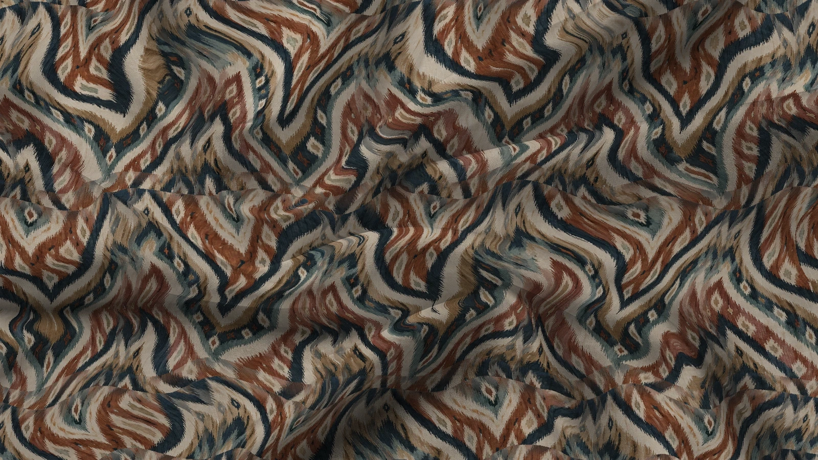 Ethnic Pattern MZ002 Fabric mockup