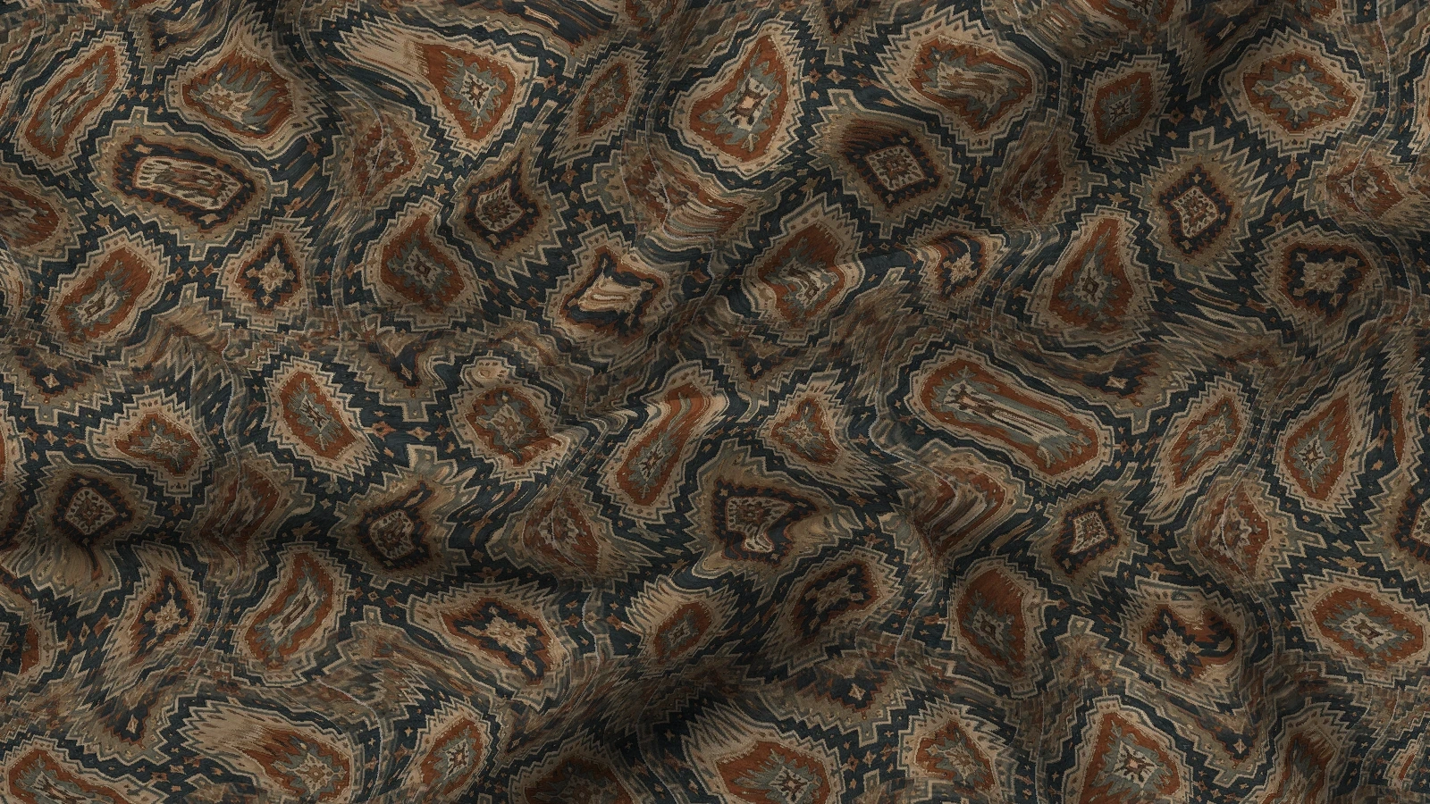 Ethnic Pattern MZ004 Fabric mockup
